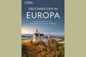Boek omslag droomreizen in Europa